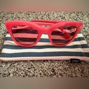 J. Crew Kids Coral Pink Sunglasses